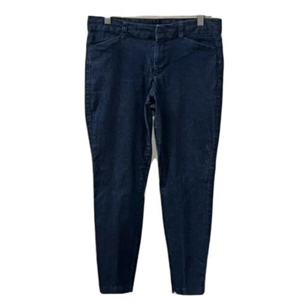 Gap Womens Slim City Ankle Blue Denim Jeans Stretch Size 6R